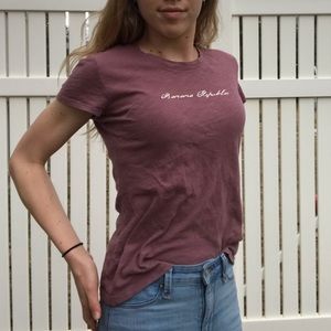 Purple Banana Republic T-shirt